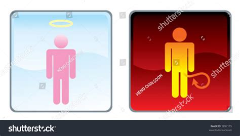 Good Vs Bad Stock Vector Royalty Free 1897115 Shutterstock