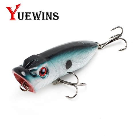 Yuewins Nueva Llegada Popper Pesca Se Uelo D Eyes Topwater Wobblers