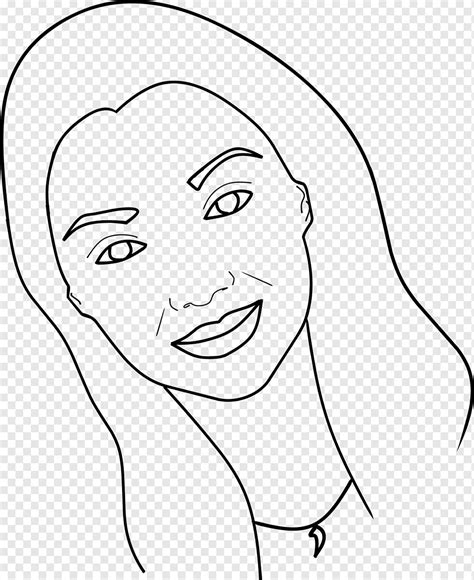 Woman Face Outline