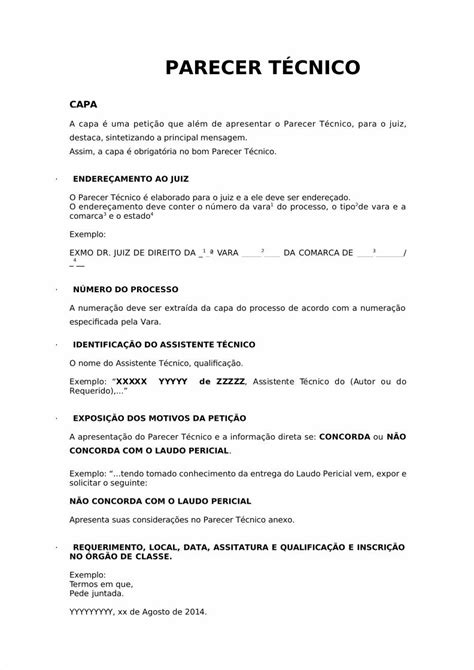 Pdf Modelo De Parecer T Cnico Pericia Ambiental Pdfslide Net