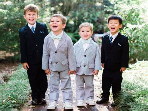 The Best Ring Bearer Outfits For Any Wedding Vibe