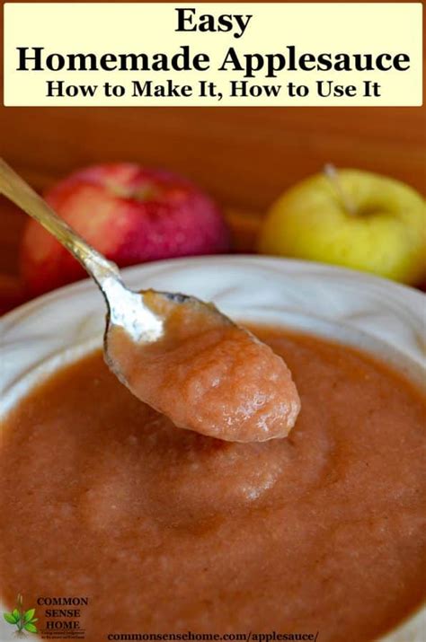 Easy Homemade Applesauce How To Make It How To Use It