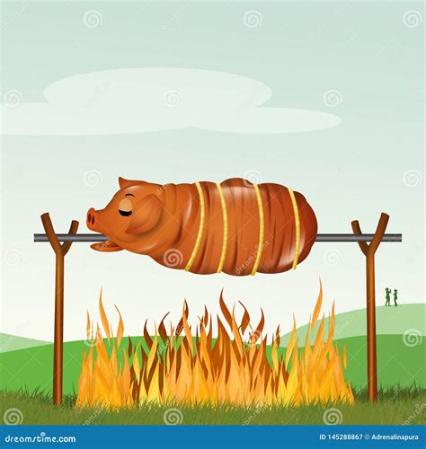 Pig Roast Stock Illustrations 2 273 Pig Roast Stock Illustrations