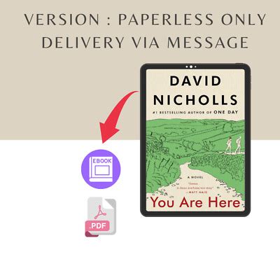 You Are Here A Novel By David Nicholls Ebay