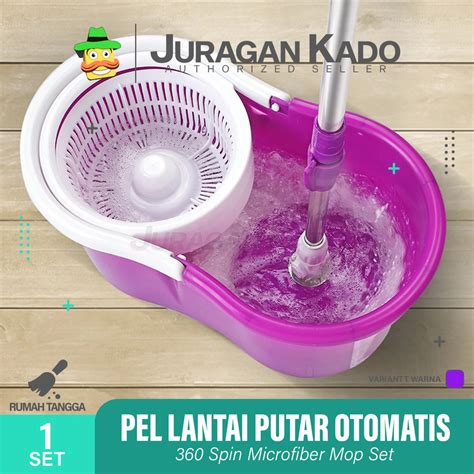 Jual Alat Pel Lantai Magic Ultra Super Mop Pel Ember Putar Otomatis