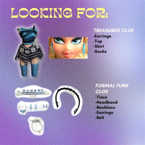 Bratz Looking For Treasures Formal Funk Cloe Clothes Accessories On