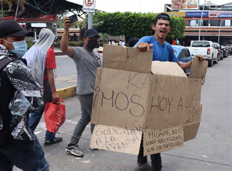 Con Venezolanos Nueva Caravana De Migrantes En El Sur Mexicano Amenaza