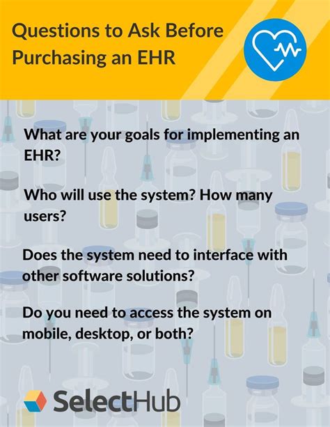 Questions To Ask Yourself When Purchasing An Emr Ehr Emr System