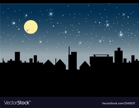 Night Royalty Free Vector Image VectorStock