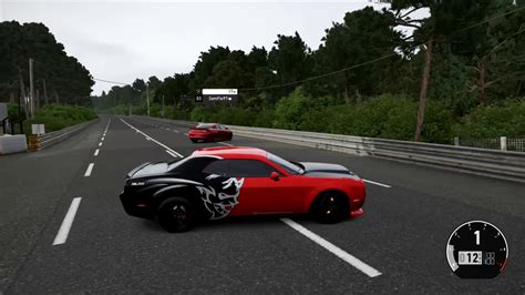 Forza 7 Drag Race Dodge Demon Vs Dodge Challenger Srt Hellcat Vs Dodge Charger Srt Hellcat Youtube