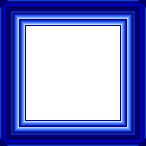 Blue Frame Template