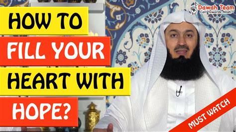 🚨how To Fill Your Heart With Hope🤔 ᴴᴰ Mufti Menk Youtube