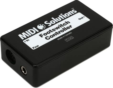 MIDI Solutions Footswitch Controller | Sweetwater