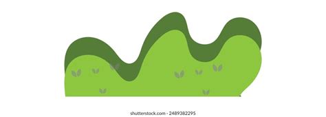 Bush Clipart Isolated On White Background Stock Vector (Royalty Free ...