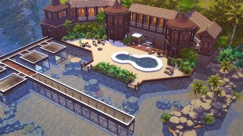 Underwater Resort Sims 4 Speed Build Youtube