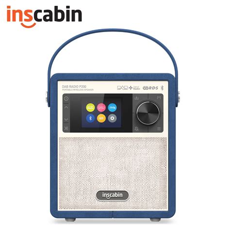 Inscabin P200 Stereo DAB Radio Portable Wireless Speaker With Bluetooth