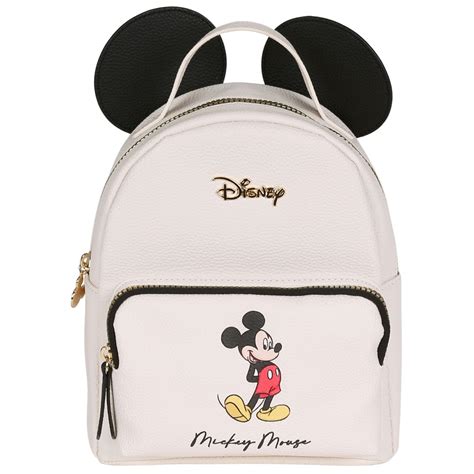 Myszka Mickey Disney Ecru Sk Rzany Plecak X X Cm Uniwersalny