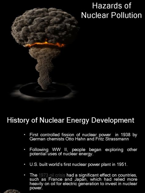 Hazards of Nuclear Pollution | Nuclear Power | Nuclear Weapons