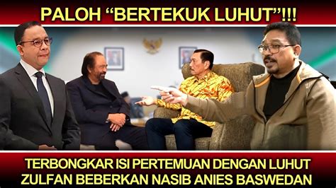 Paloh Bertekuk Luhut Terbongkar Isi Pertemuan Dengan Luhut Zulfan