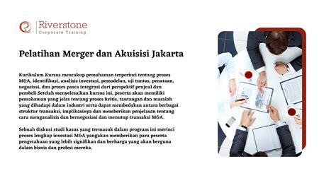 Pelatihan Merger Dan Akuisisi Jakarta Riverstone