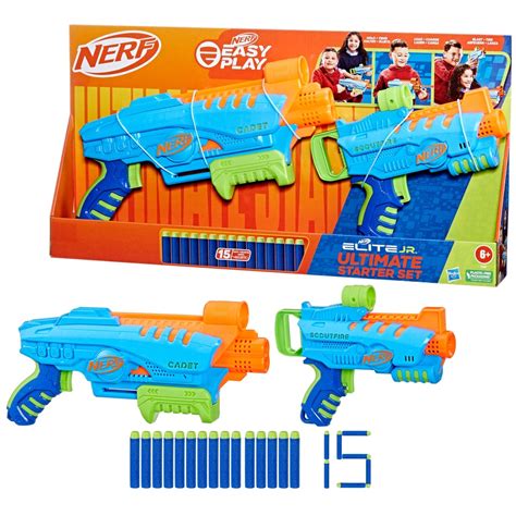 Nerf Elite Jr Ultimate Starter Set Smyths Toys Uk