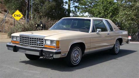 1 Owner 1983 Ford Ltd Crown Victoria Coupe 34k Orig Miles Mint Youtube