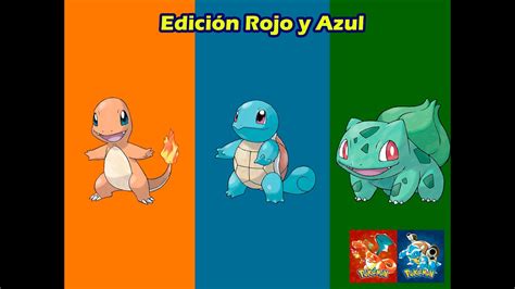 Cual Es El Mejor Inicial De Pokemon Rojo Y Azul Youtube