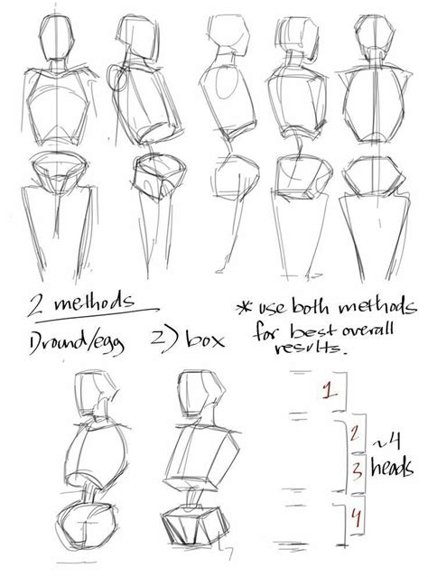 The Steps To Draw An Object With Different Shapes And Sizes Including