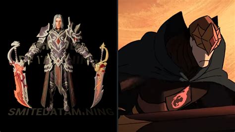 Mordred in King Arthur's trailer VS. The newly datamined image. | Smite ...