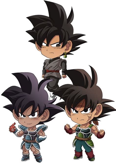 Black Goku Turles And Bardock Personajes De Dragon Ball Dragones