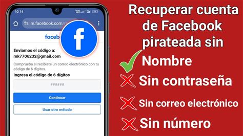 C Mo Recuperar Una Cuenta De Facebook Pirateada Sin Correo Electr Nico