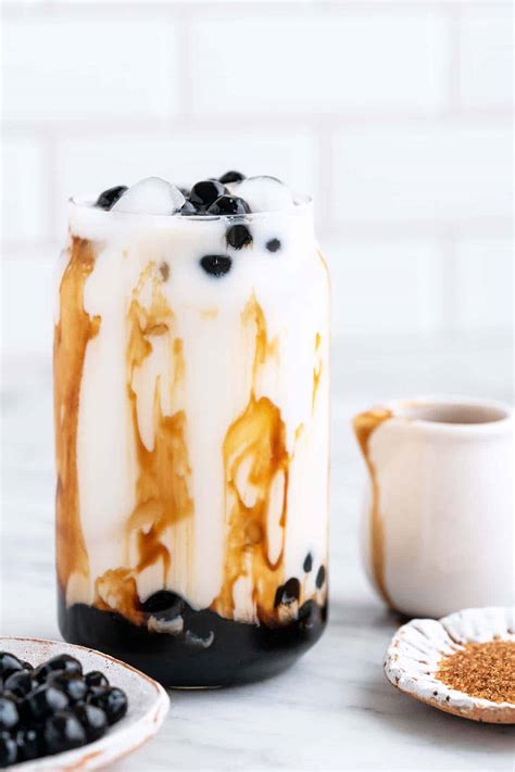 Brown Sugar Milk Tea Aka Tiger Milk Tea Boba {video} An Edible Mosaic™