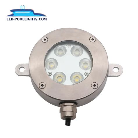 Led fountain light IP68 waterproof 316 Stainless steel 115*32MM pool light