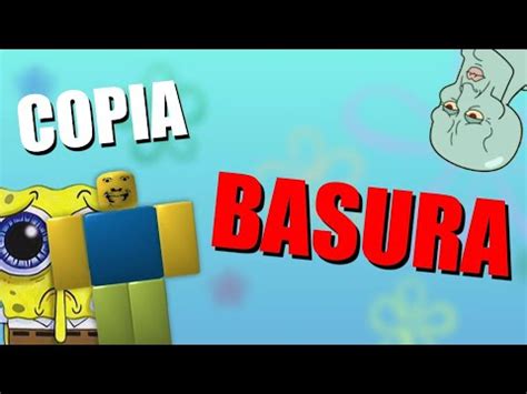 Las PEORES COPIAS De BOB ESPONJA En ROBLOX YouTube