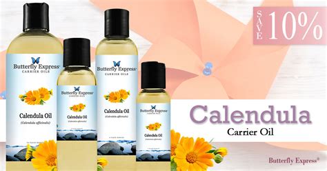 Calendula Carrier Oil Butterfly Express Quality Essential Oils