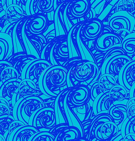 Modelo Incons Til Del Vector Con Las Ondas Azules Abstractas