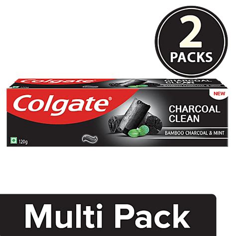 Buy Colgate Charcoal Clean Gel Toothpaste Bamboo Charcoal Mint