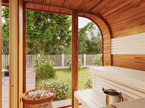 Fjordholz Fass Sauna Modell Luxe Zweiraum Premium Online Bestellen