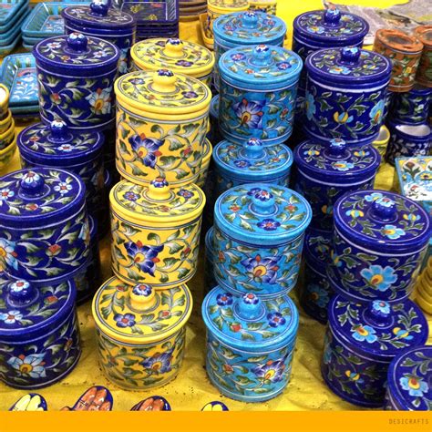 Stunning Blue Pottery From Jaipur In The Vibrant And Colorful State Of