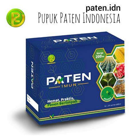 Jual PUPUK PATEN ORGANIK TEKNOLOGI NANO 1 BOX 24 SACHET PUPUK PATEN