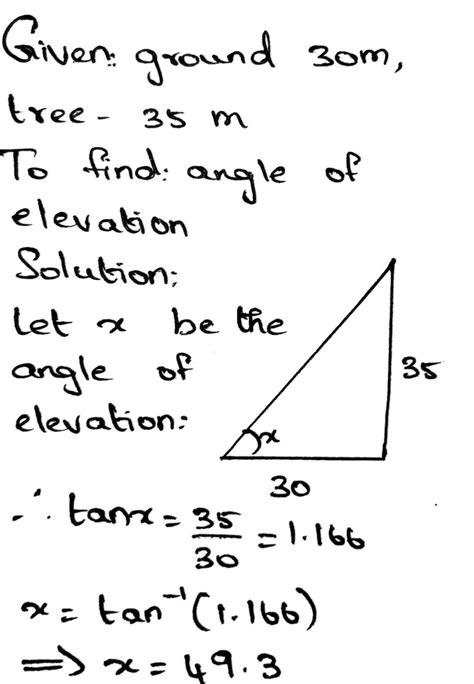 How To Calculate The Angle Of Elevation