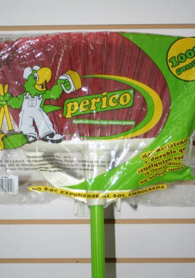 Escoba Tipo Abanico Marca Perico SUPERLIMPIO MX