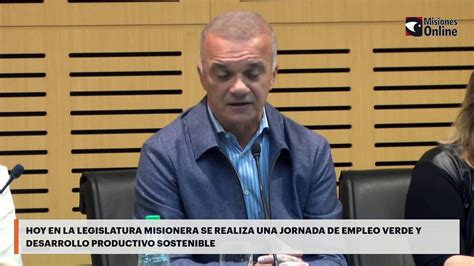 Ma Ana En La Legislatura Misionera Se Realizar Una Jornada De Empleo