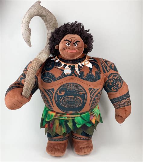 Authentic Disney Store Original Moana Maui Stuffed Animal Plush Toy Do