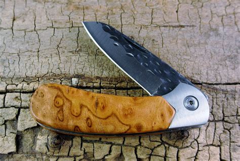 Pocket Knife With Wood Handle Coolibah Burl Wooden Handle Wood