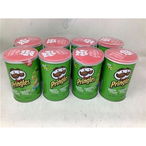 Pringles Sour Cream And Onion 8 X 68g