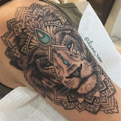 Loading... | Mandala lion tattoo, Leo tattoos, Trendy tattoos