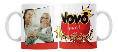 Caneca Personalizada Dia Dos Avós Super Avós Ad09 Parcelamento sem juros