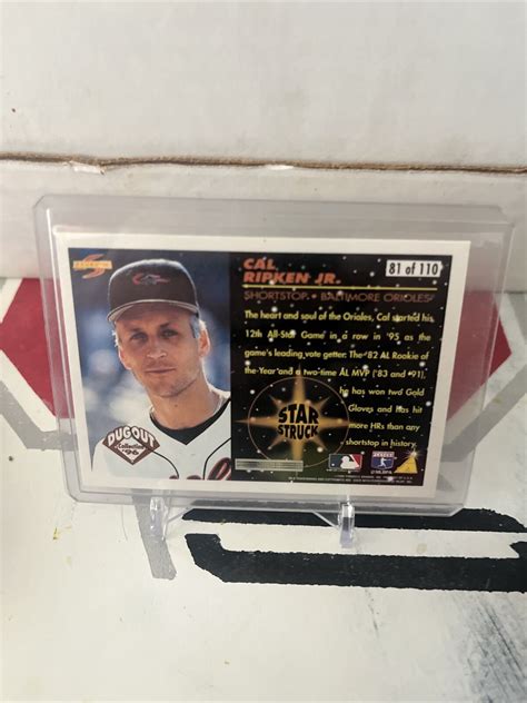 1996 Score Dugout Collection Series 2 81 Cal Ripken Jr EBay