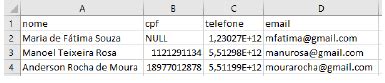 Uma Planilha Criada No Microsoft Excel Em Portugu S